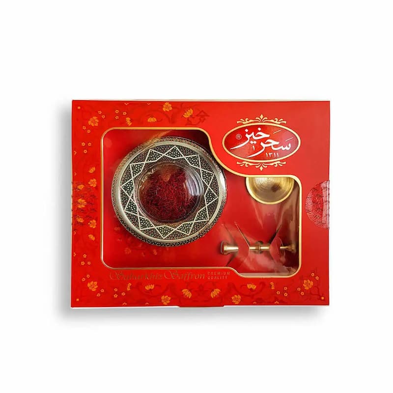 زعفران سرگل ممتاز سحرخیز 1 گرم با عطر دلنشین